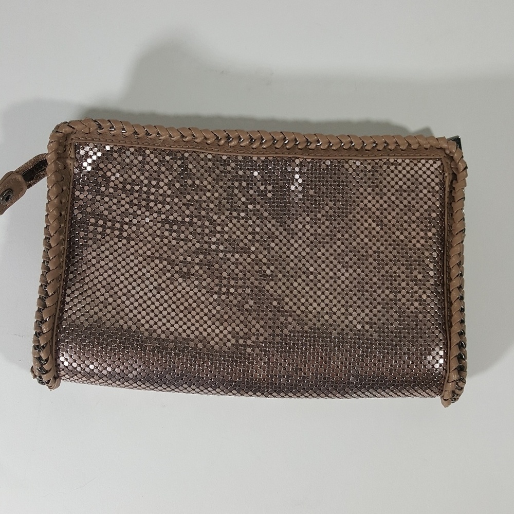 Buy BCBGMAXAZRIA Women's Pink Rose Gold Metal Mesh